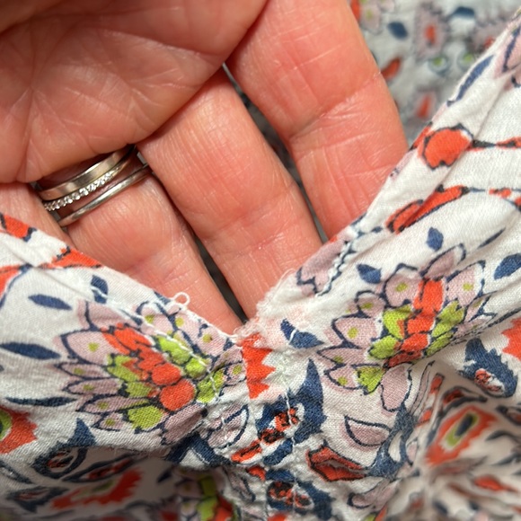 Roller Rabbit boho peasant blouse xs - Picture 3 of 5